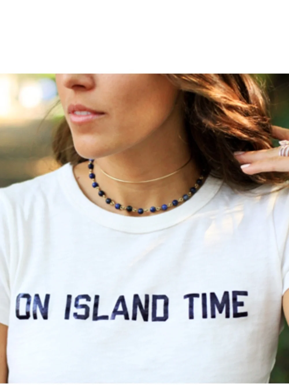 J. Crew On ISLAND TIME Short Sleeve Tee